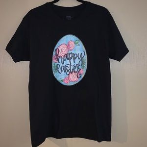 New Screen printed Easter shirt size medium